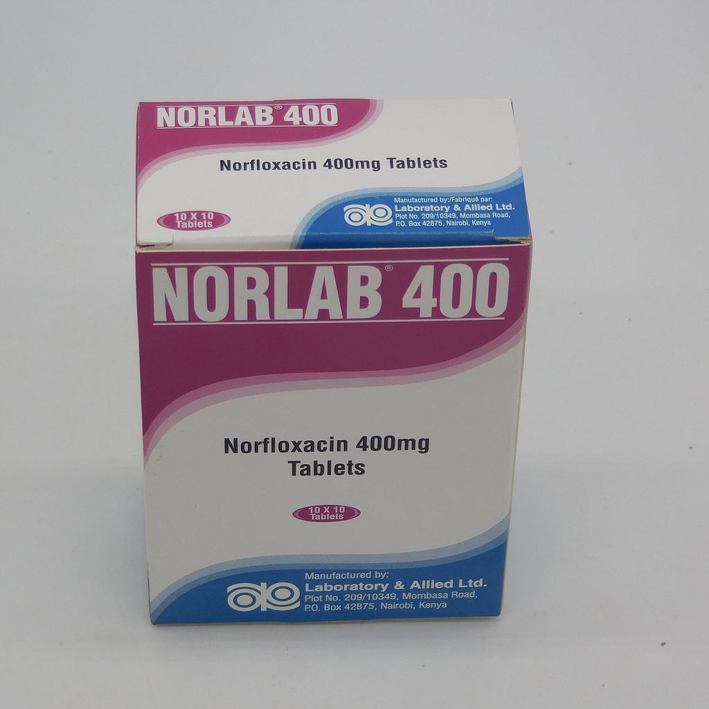 Norfloxacin 400mg Tablets (NORLAB 400)