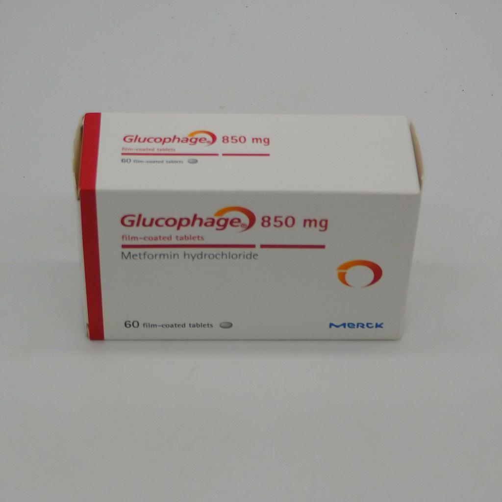 Metformin 850mg Tablets (Glucophage)
