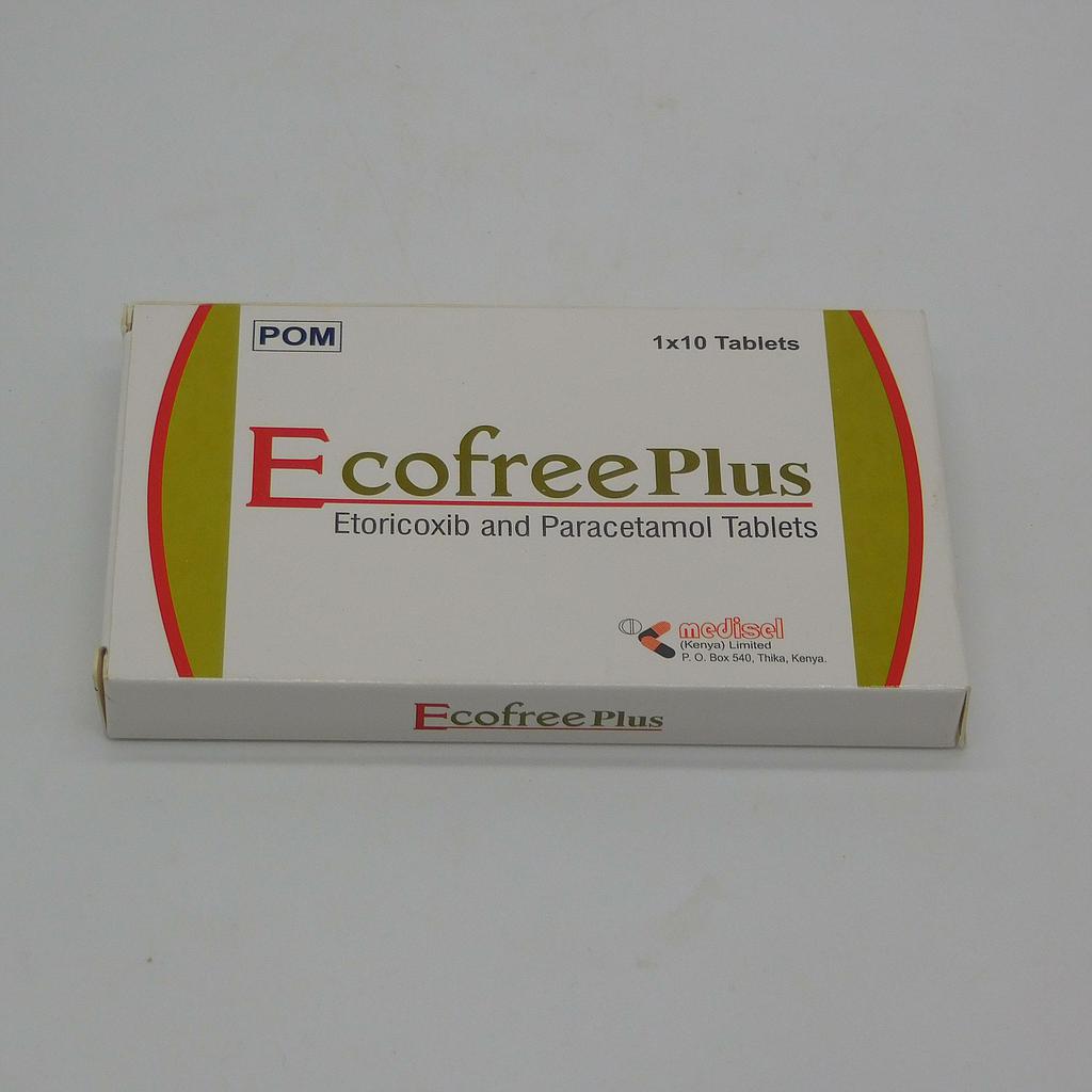 Etoricoxib/Paracetamol 60mg/500mg Tablets (Ecofree Plus)