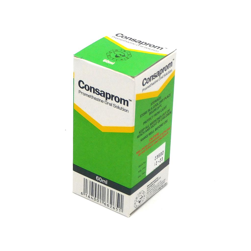 Promethazine Hydrochloride Syrup 5mg/5ml 60ml (Consaprom)
