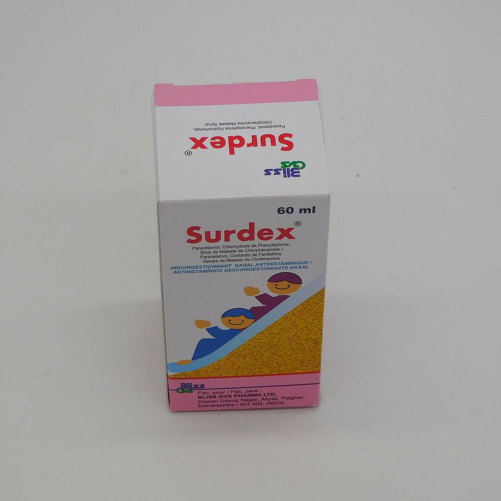 Nasal Decongestant Antihistaminic Syrup 60ml (Surdex)