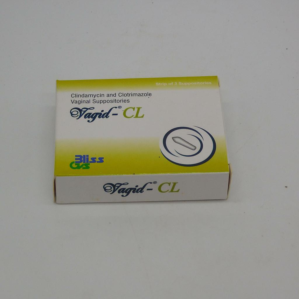 Clindamycin/Clotrimazole Suppositories (Vagid CL)