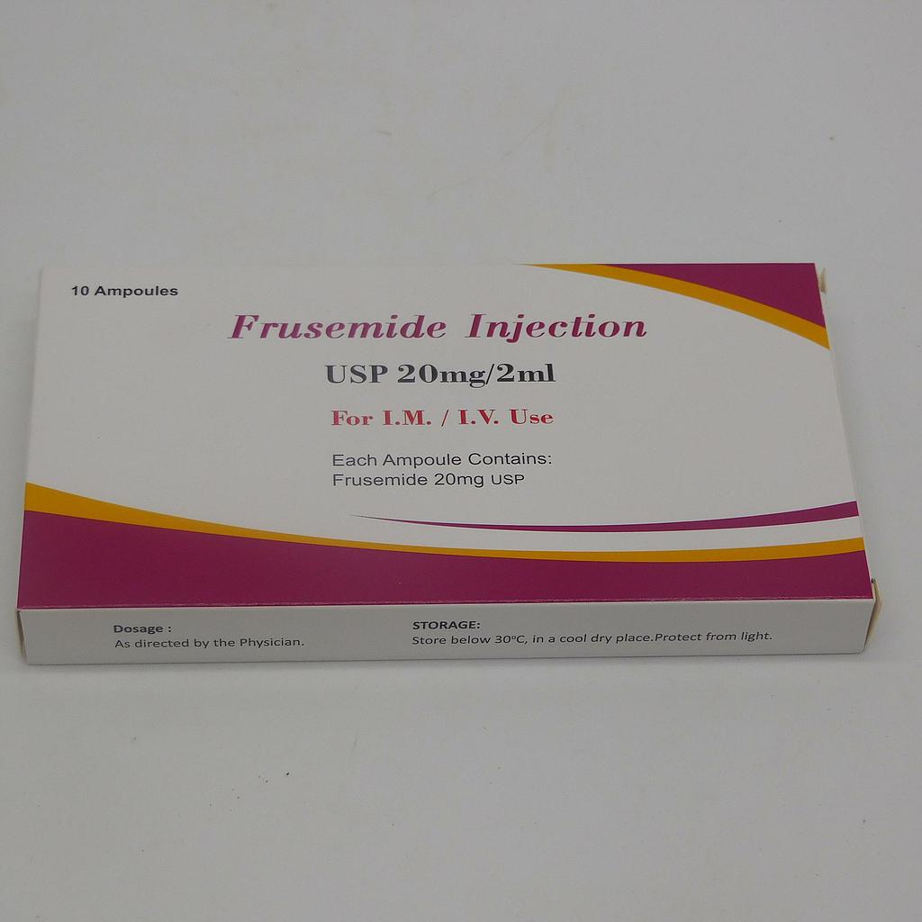Furosemide 20mg/2ml Injection (Young Pharma)