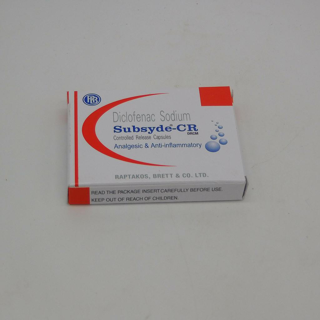 Diclofenac Sodium 100mg Capsules (Subsyde CR)