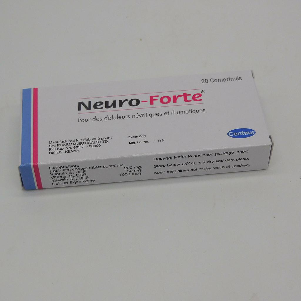Neuro-Forte Tablets (Centaur Pharmaceuticals)