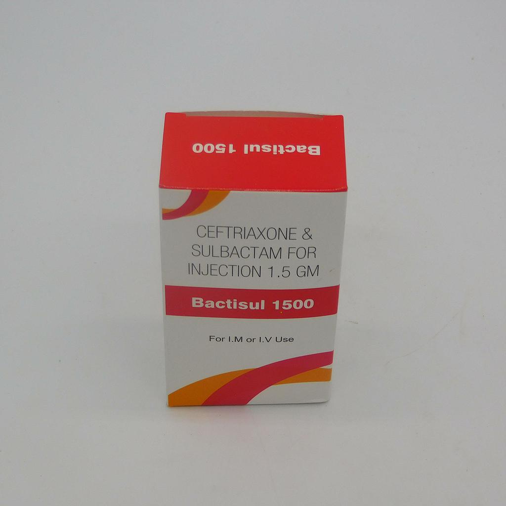 Ceftriaxone 1g/Sulbactam 0.5g Injection (Bactisul 1500)