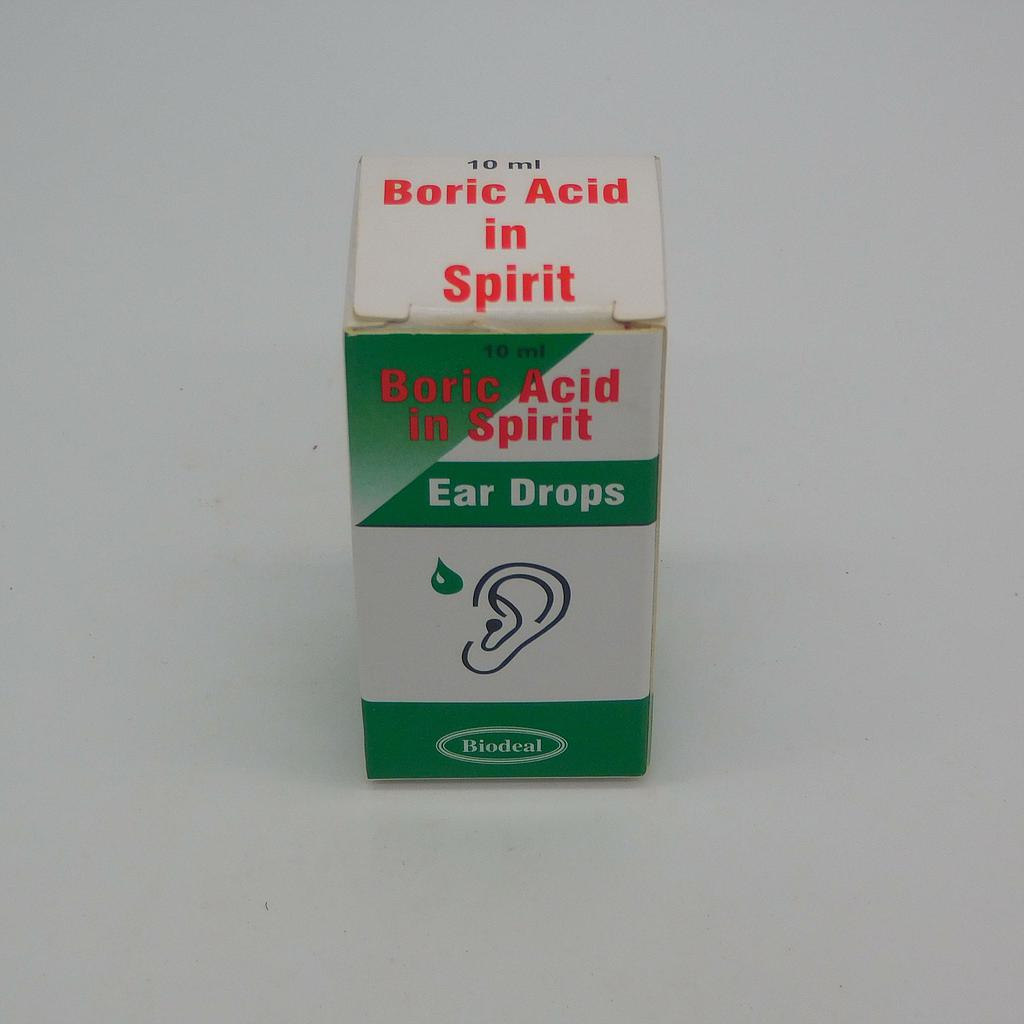 Boric Acid Ear Drops 10ml (Biodeal)