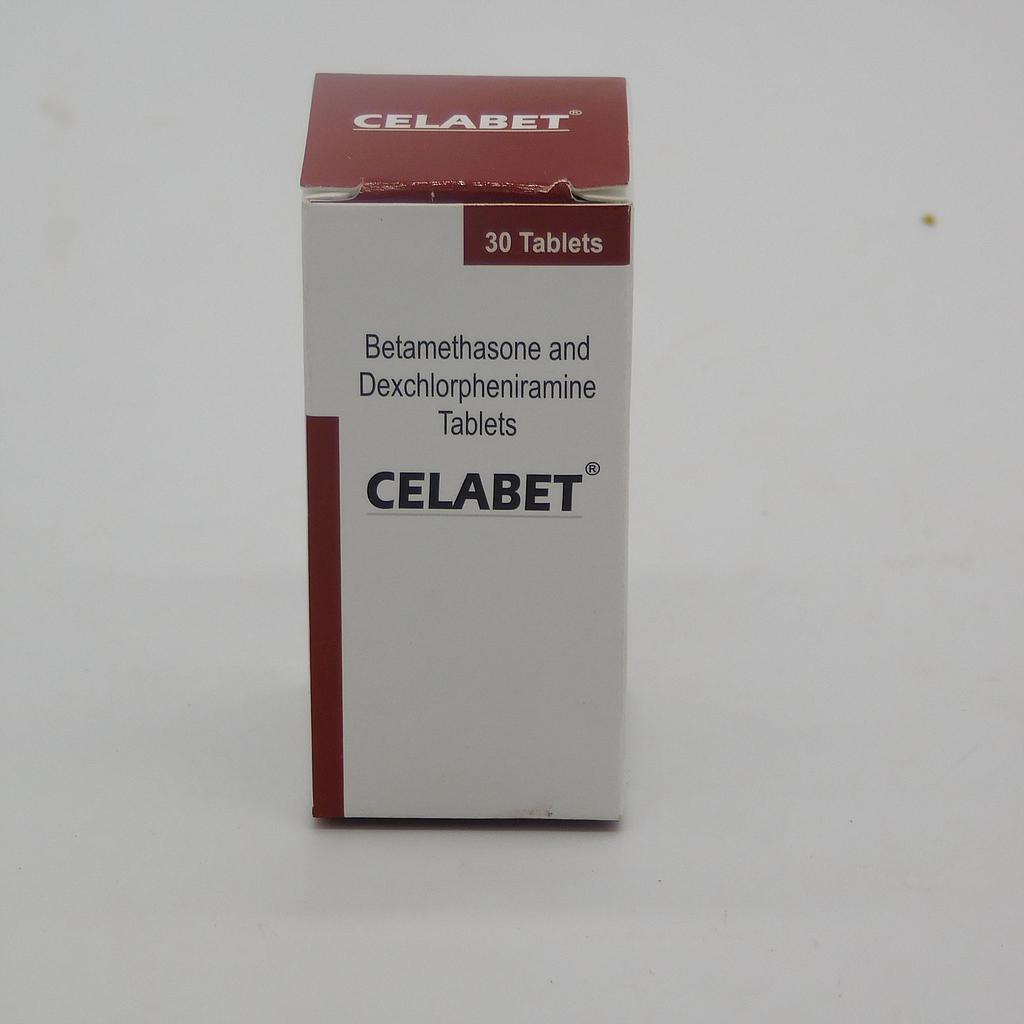 Betamethasone/Dexchlorpheniramine 0.25mg/2mg Tablets (Celabet)