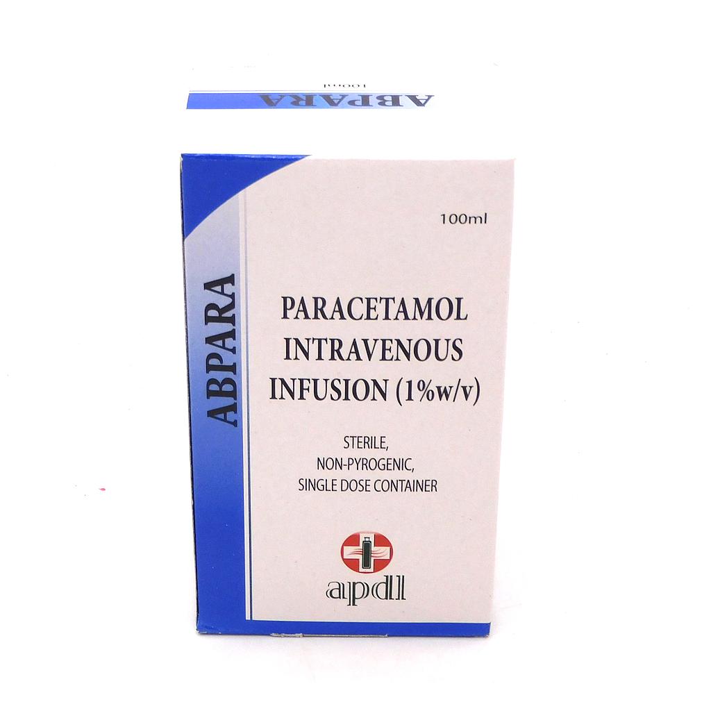 Paracetamol Infusion 100ml (ABPARA)
