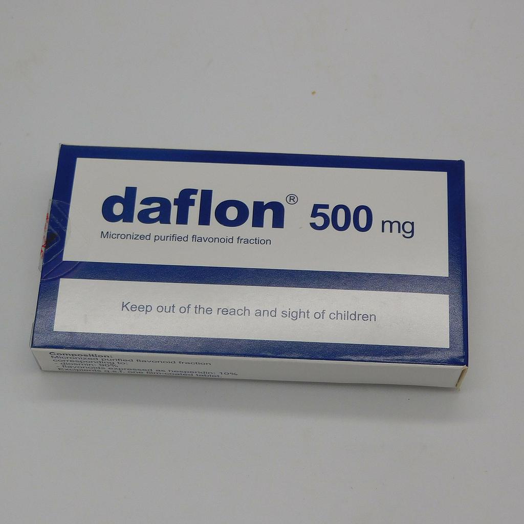 Diosmin/Hesperidin 90/10% 500mg Tablets (Daflon)