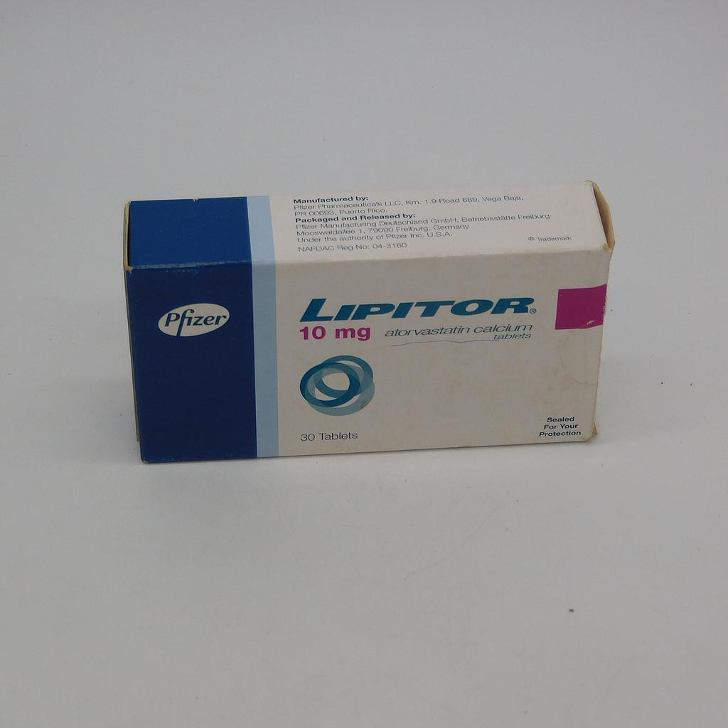Artovastatin 10mg Tablets (Lipitor)
