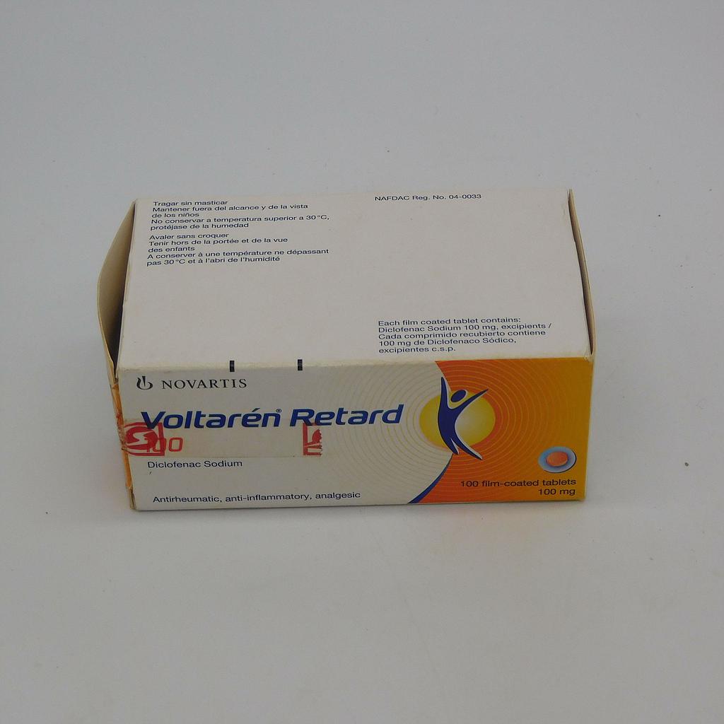 Diclofenac Sodium 100mg Tablets (Voltaren Retard)