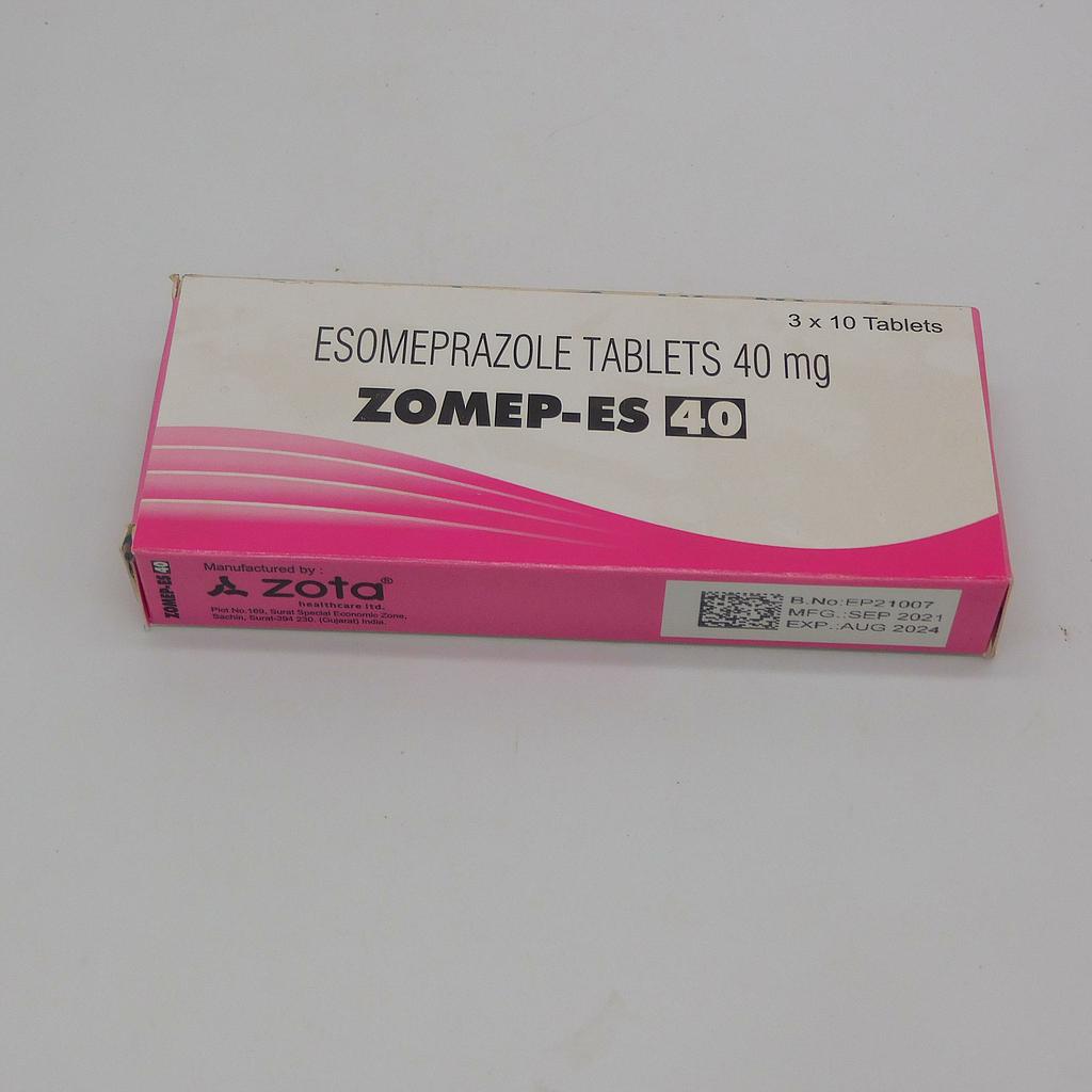 Esomeprazole 40mg Tablets (Zomep-ES)