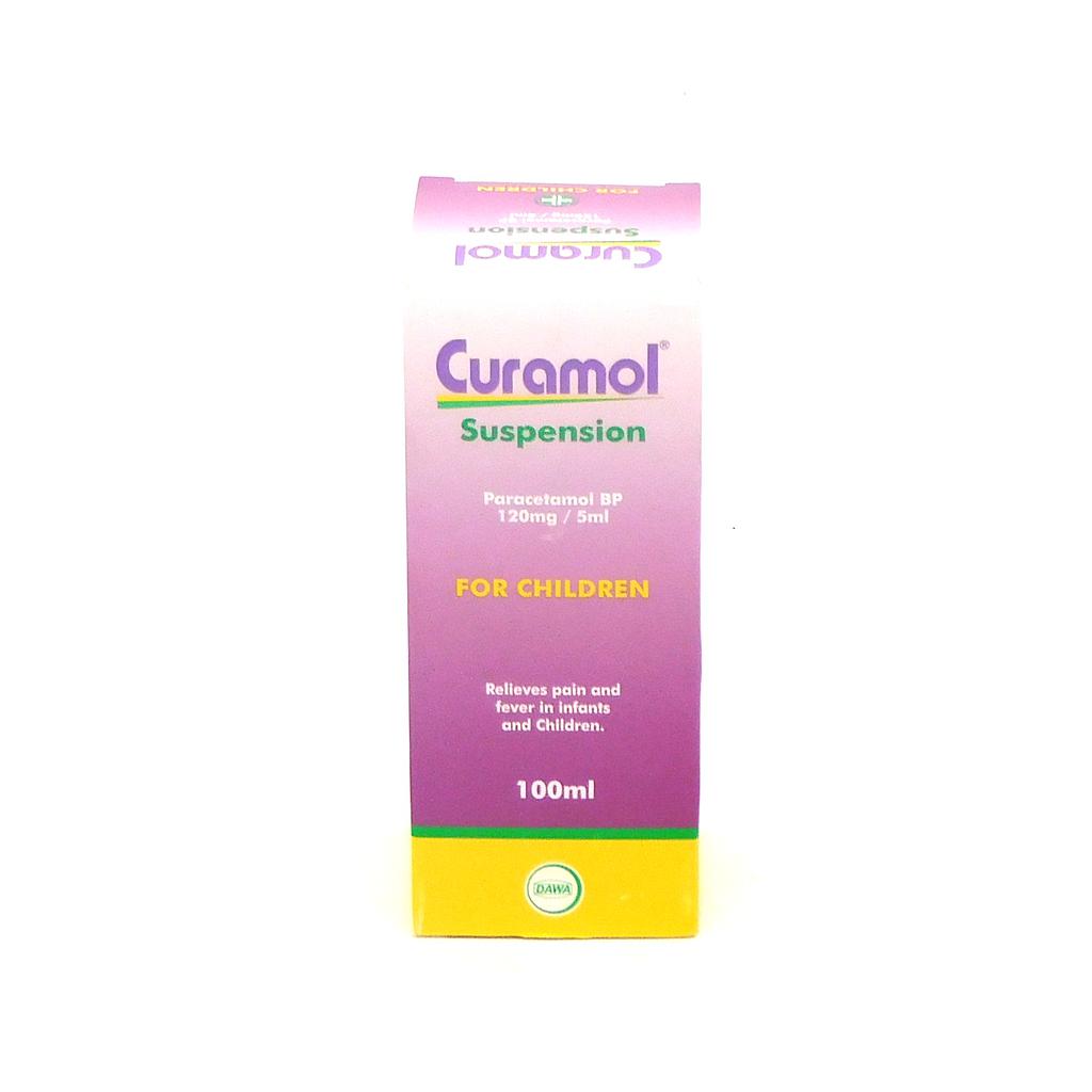 Paracetamol 120/5ml Suspension 100ml (Curamol)