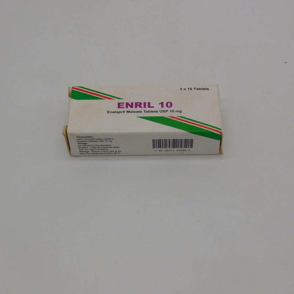 Enalapril 10mg Tablets (Enril)