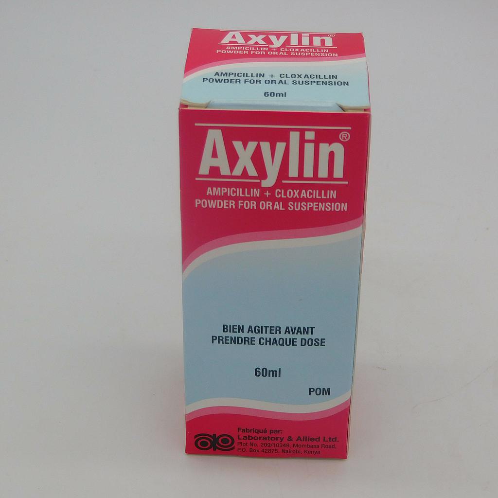 Ampicillin/Cloxacillin 250mg/5ml Suspension 60ml (Axylin)