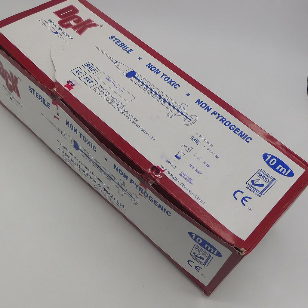 Syringe 10cc With Needle (DCK)