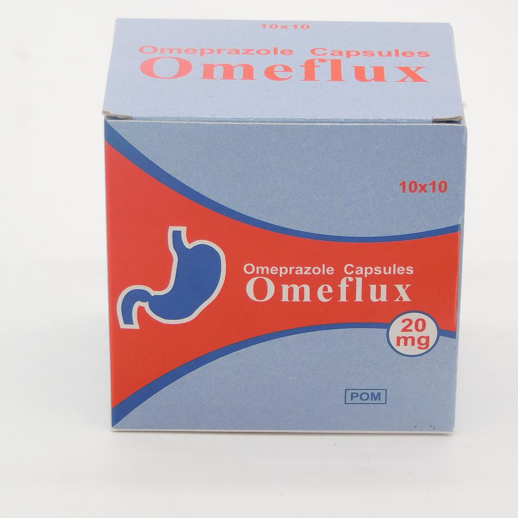 Omeprazole 20mg Capsules (Omeflux)