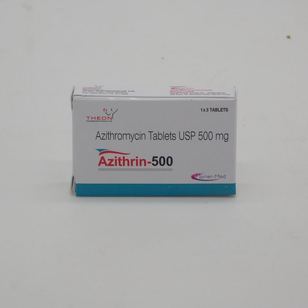 Azithromycin 500mg Tablets (Azithrin-500)