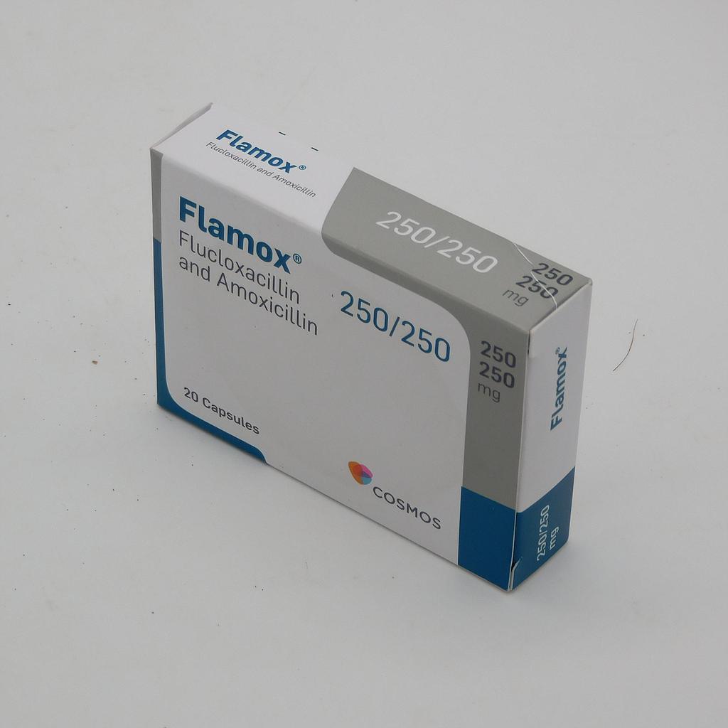 Flucloxacillin/Amoxicillin Capsules 250mg/250mg (Flamox)