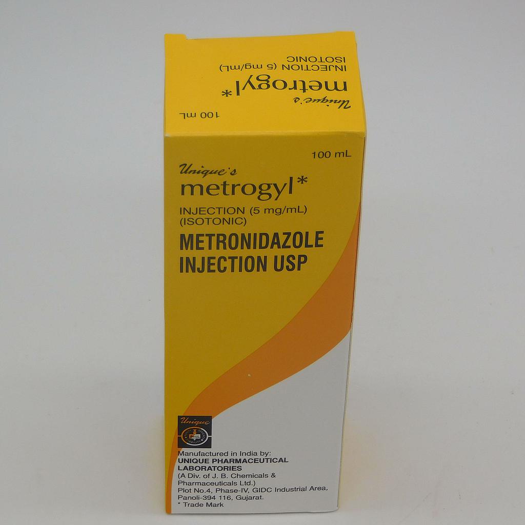 Metronidazole 100ml Injection (Metrogyl)
