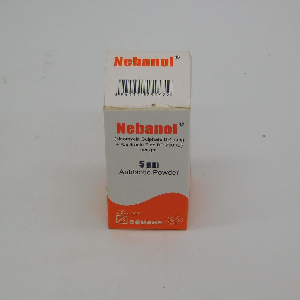 Antibiotic Dusting Powder 5gm (Nebanol)