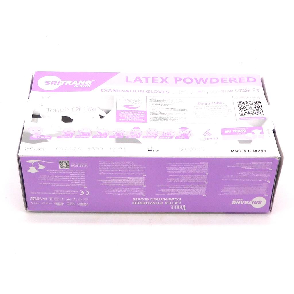 Latex Examination Gloves Medium Box (Sritrang)
