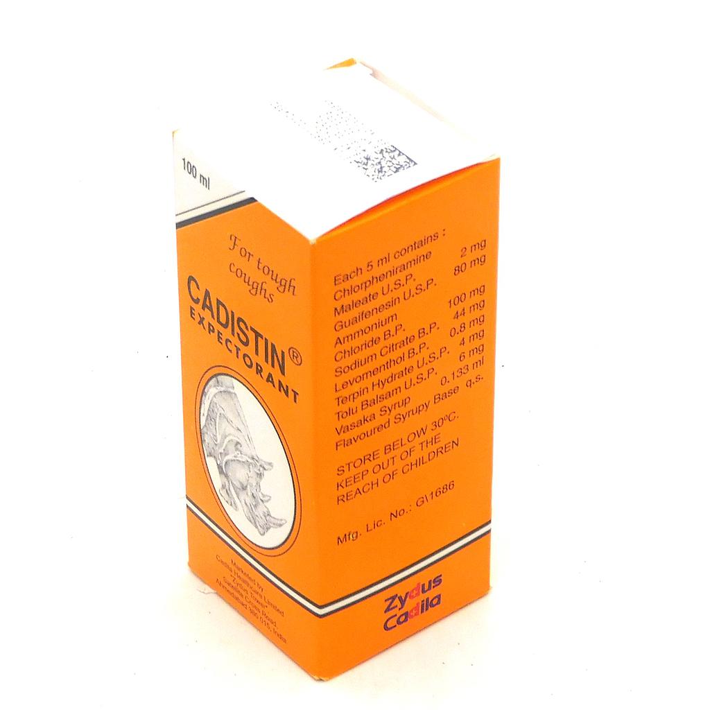 Cough Expectorant 100ml (Cadistin)