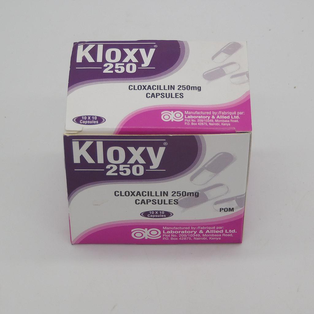Cloxacillin 250mg Capsules Blisters (Kloxy)
