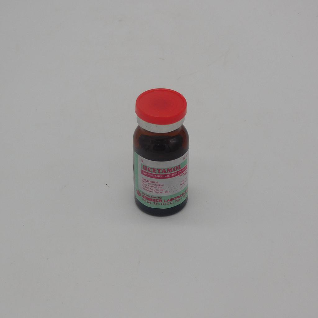 Paracetamol Injection 250mg/ml Vial 10ml (Ucetamol)