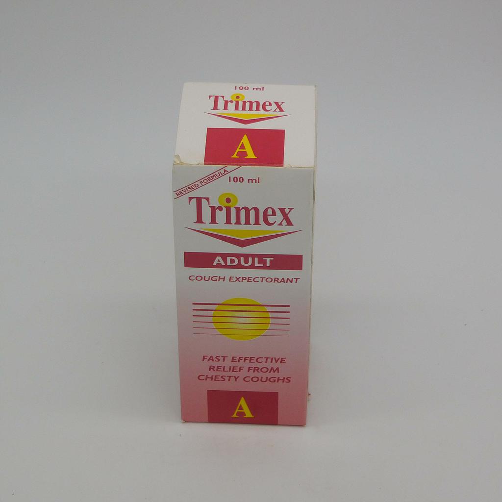 Chlorpheniramine Maleate/Pseudoephedrine HCl/Guaifenesin 2mg/30mg/100mg/5ml Syrup 100ml (Trimex Adult)