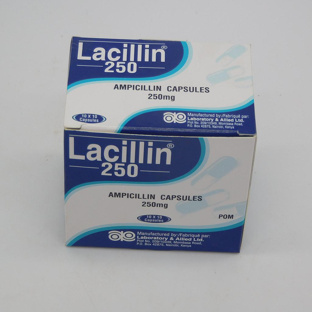 Ampicillin 250mg Capsules (Lacillin)