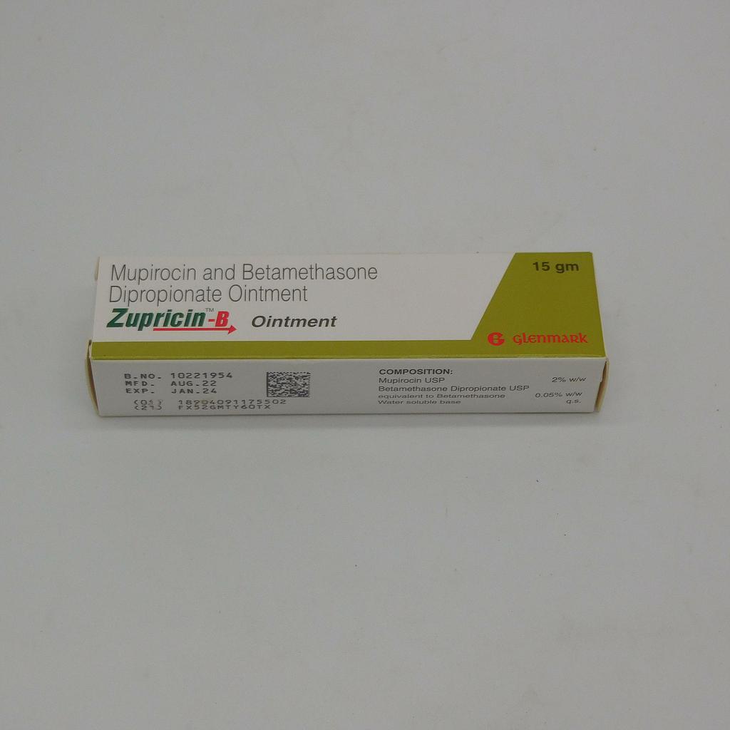 Mupirocin Cream 15g (Zupricin B)