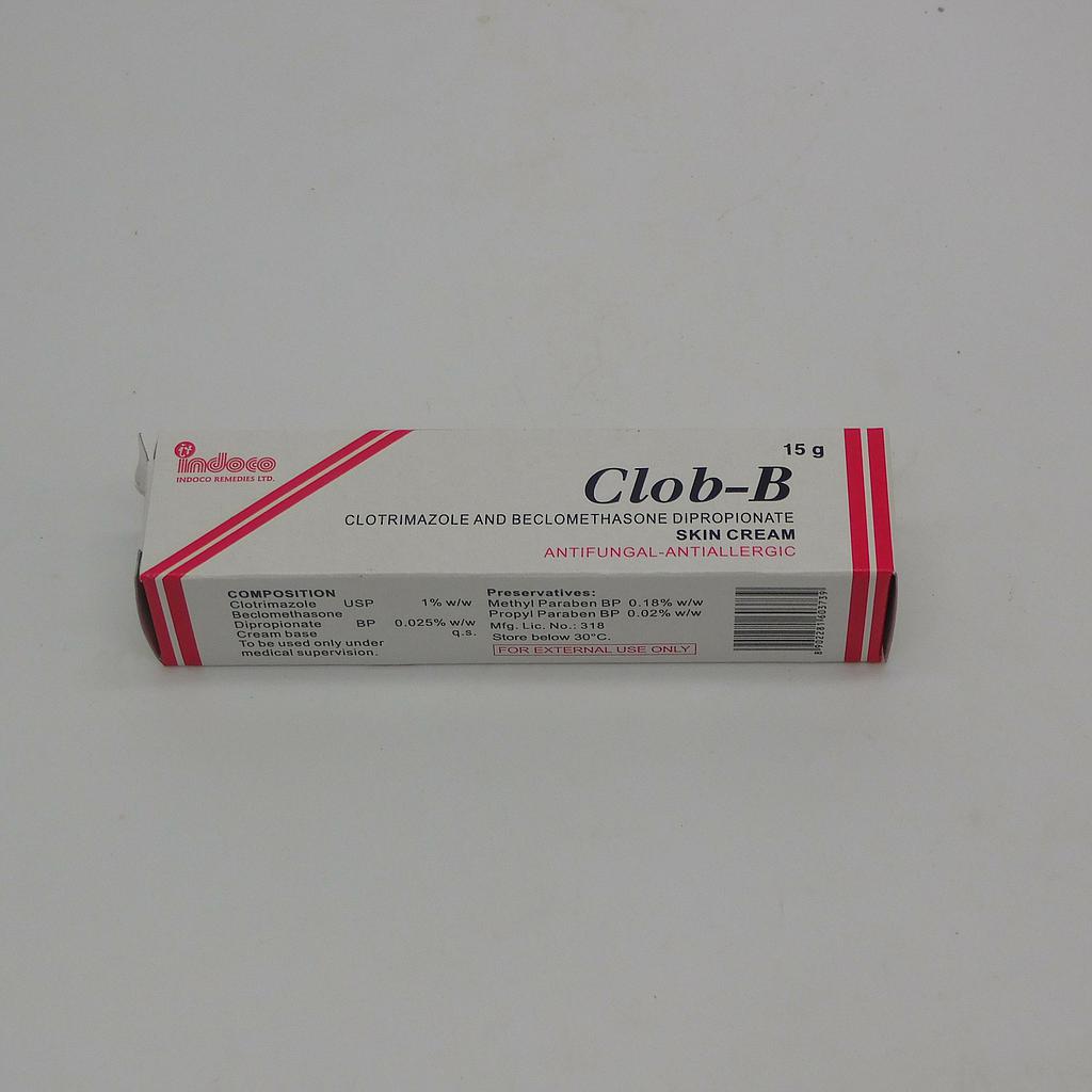 Clotrimazole/Betamethasone Cream 15g (Clob B)