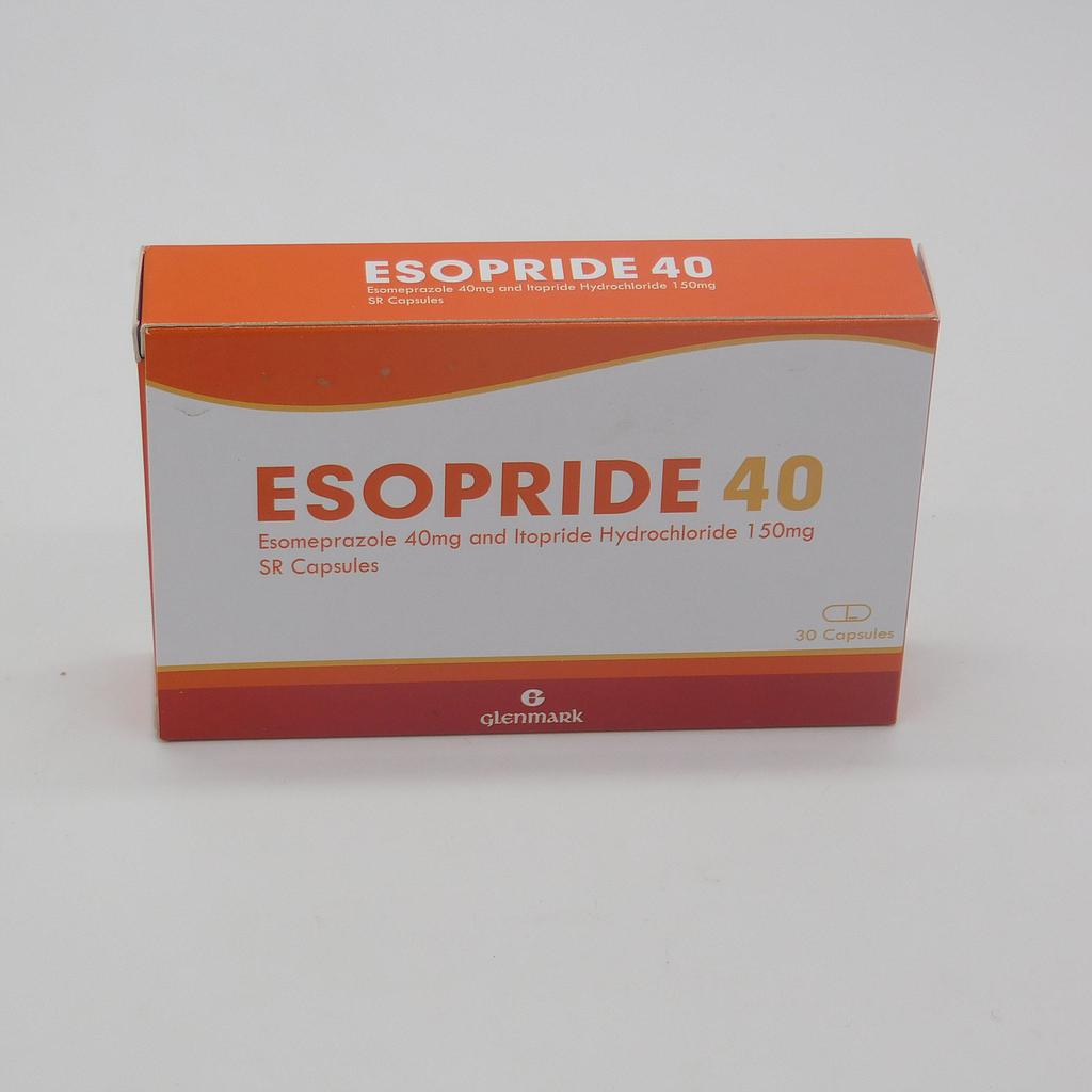 Esomeprazole/Itopride Hydrochloride 40/150mg Capsules (Esopride 40)