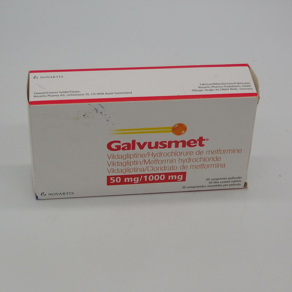 Vildagliptin/Metformin Hydrochloride 50/1000mg (Galvusmet)