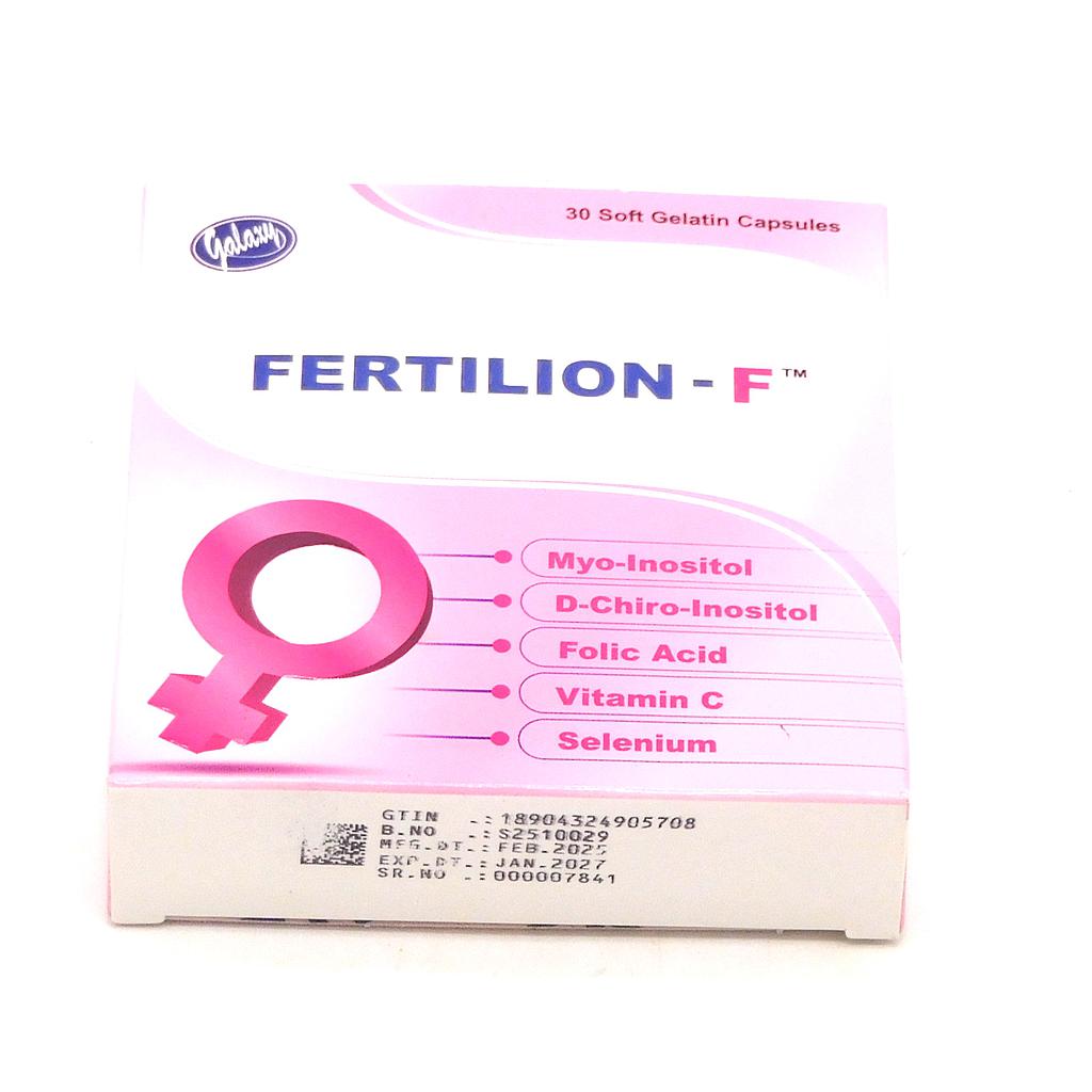 Myo-Inositol/D-chiro-Inositol/Folic acid/Selenium Soft Gel Capsules (Fertilion-F) 