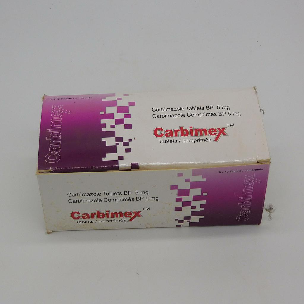 Carbimazole 5mg Tablets (Carbimex)