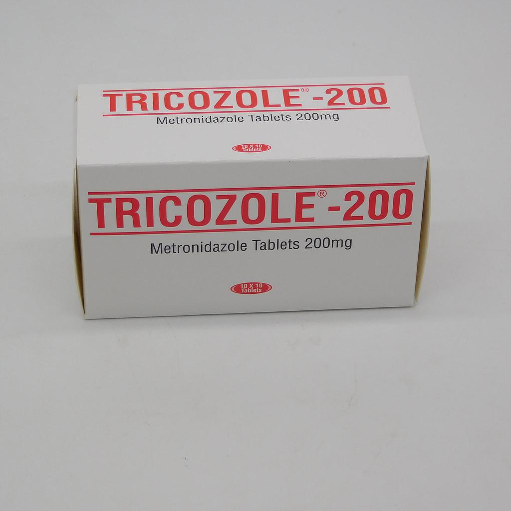 Metronidazole 200mg Tablets Blister (Tricozole 200)