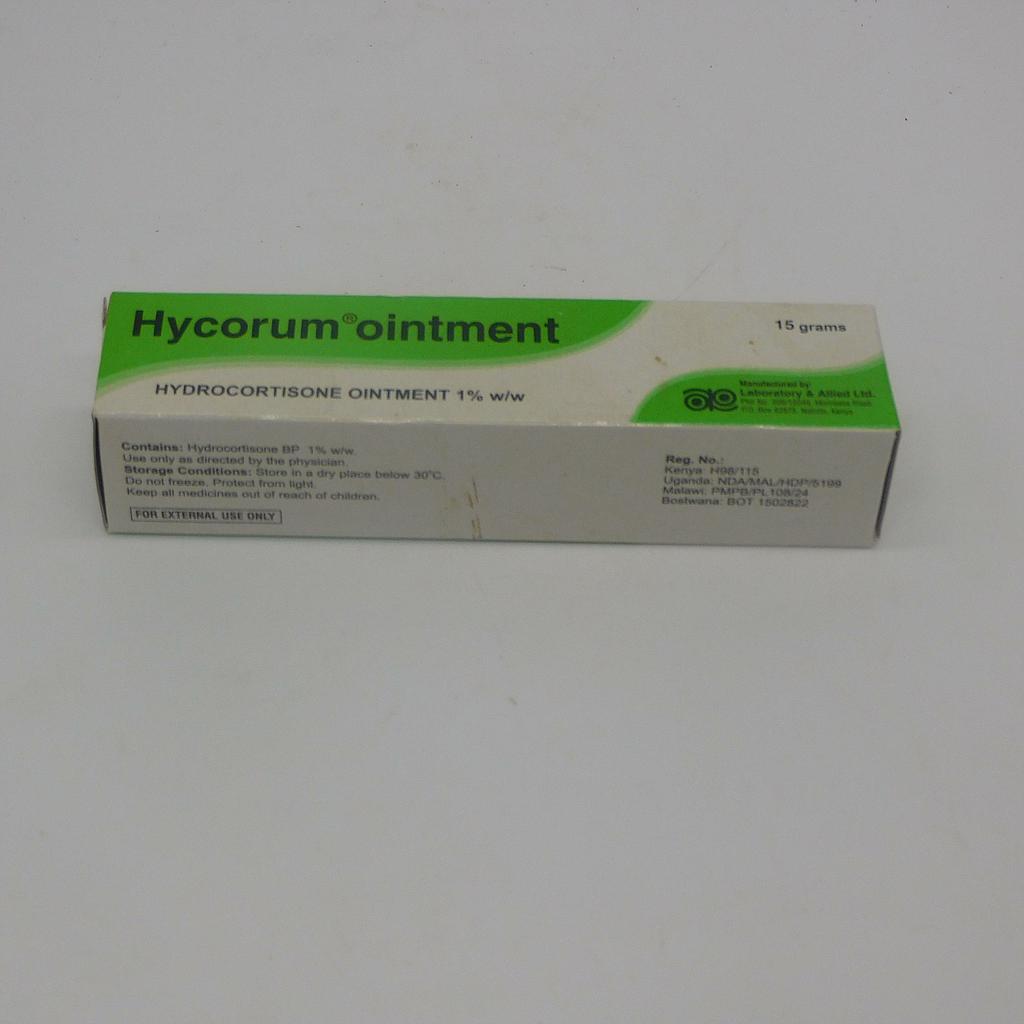 Hydrocortisone Ointment 15gm (Hycorum)