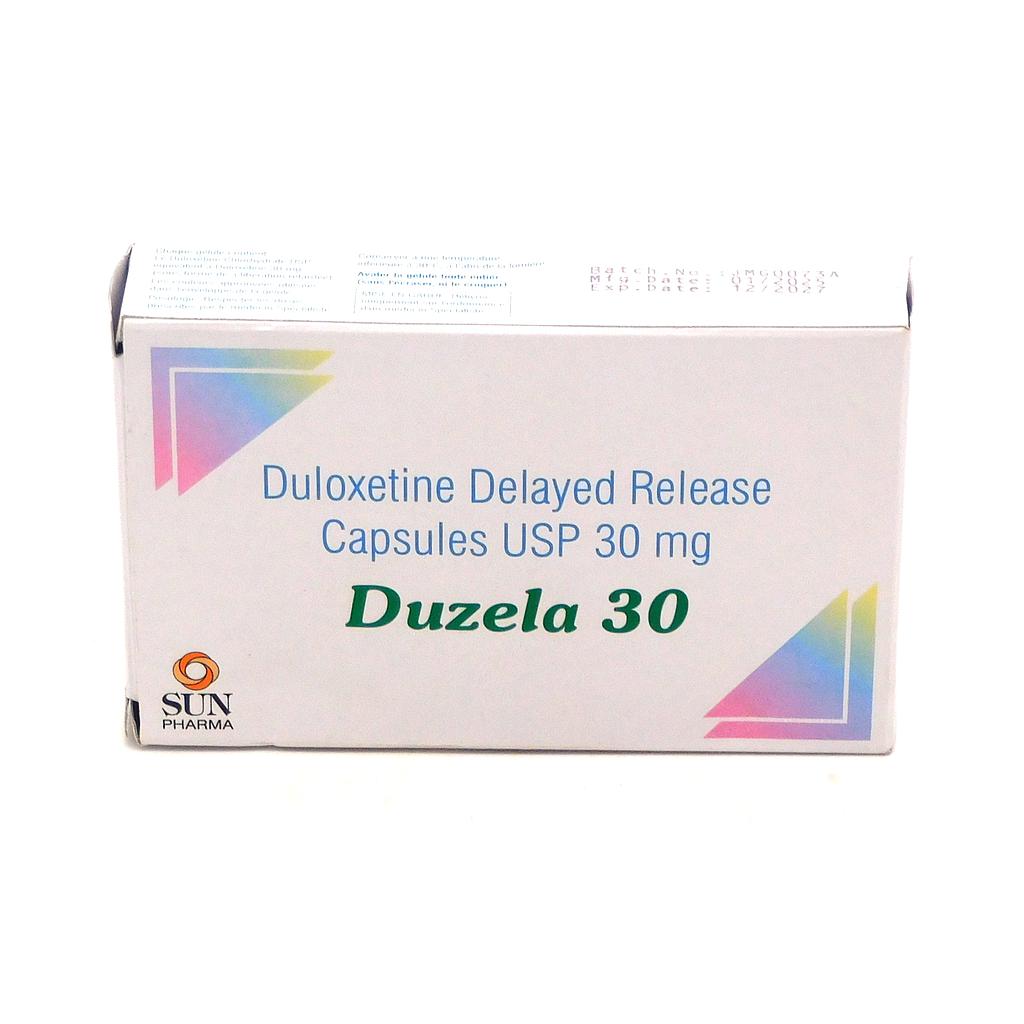 Duloxetine Hcl 30mg Capsules (Duzela)