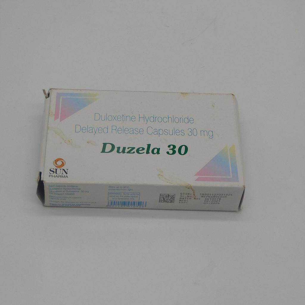 Duloxetine Hcl 30mg Capsules (Duzela)