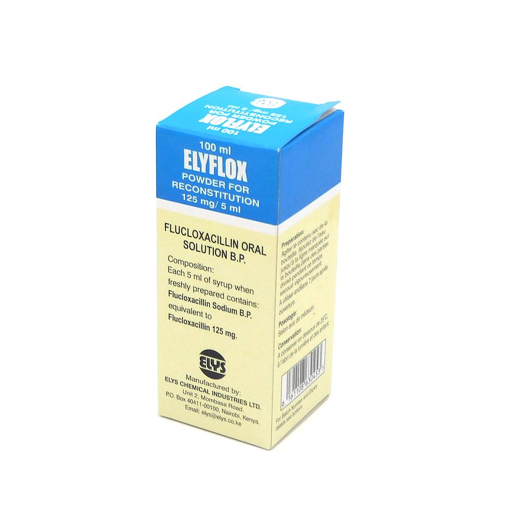 Flucloxacillin Suspension 100ml (Elyflox)