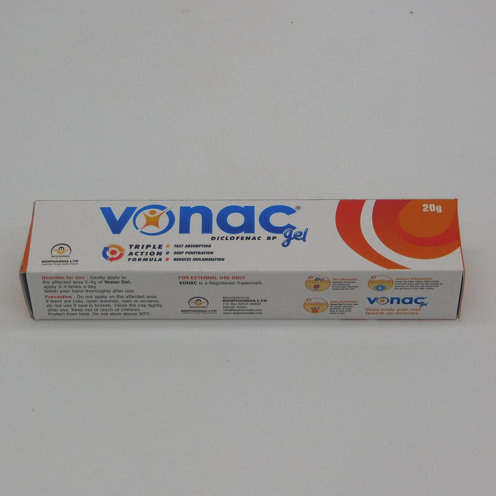 Diclofenac Gel 20gm (Vonac)