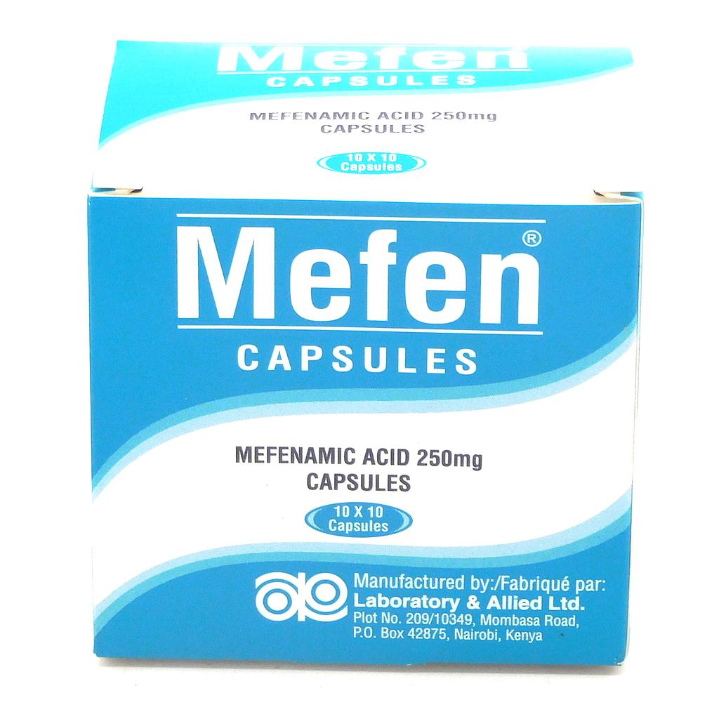 Mefenamic Acid 250mg Capsules (Mefen)