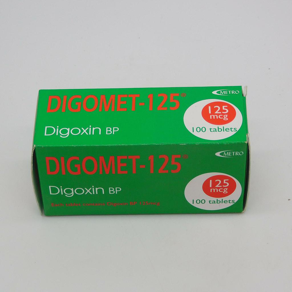 Digoxin 125 mcg Tablets (Digomet-125)