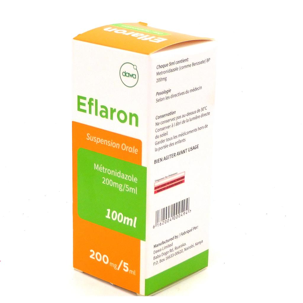 Metronidazole 100ml Suspension (Eflaron)