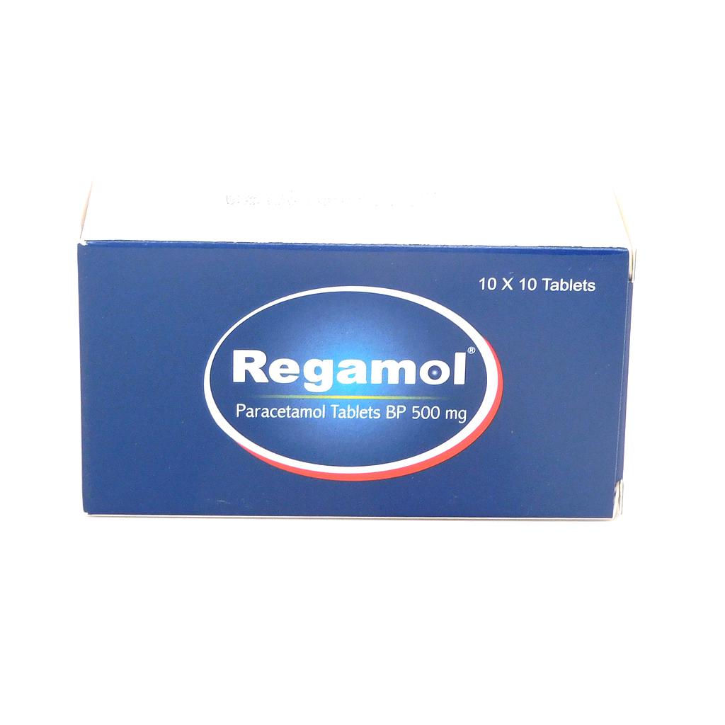 Paracetamol 500mg Tablets Blister (Regamol)
