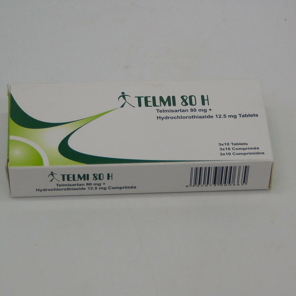 Telmisartan/HCTZ 80mg/25mg Tablets (Telmi 80H)