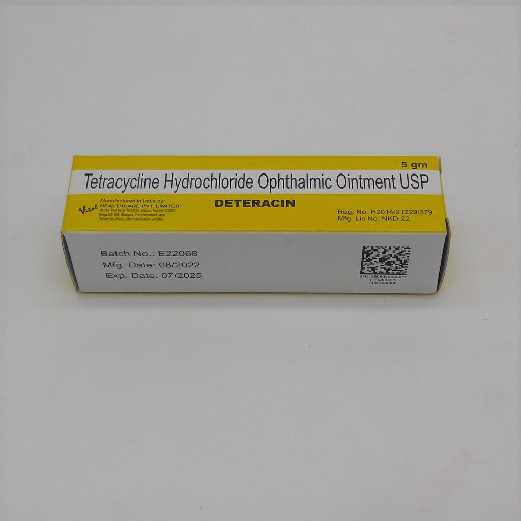 Tetracycline Eye Ointment 5g (Deteracin)